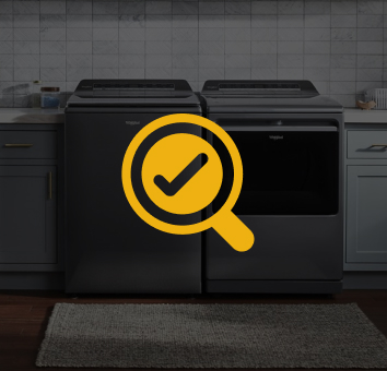 A Whirlpool® Top Load Washer & Dryer Set