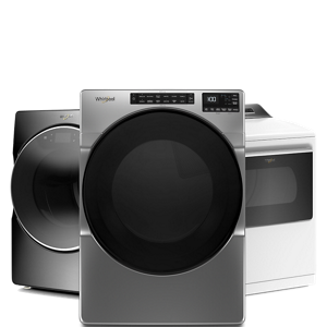 Three Whirlpool® Dryers