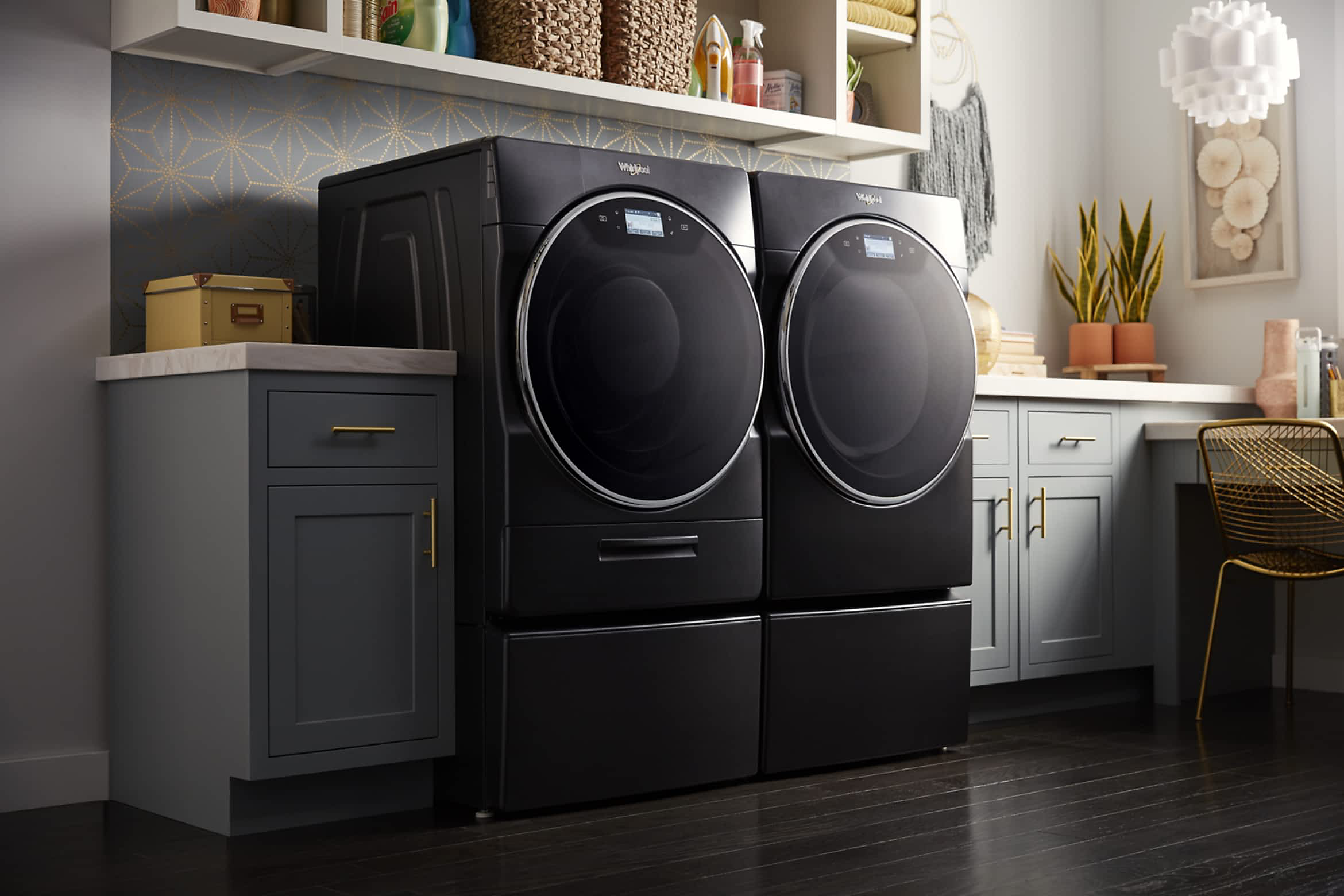 A Whirlpool® Front Load Washer & Dryer Set