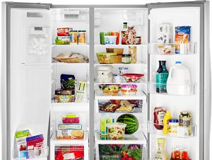 whirlpool side door refrigerator
