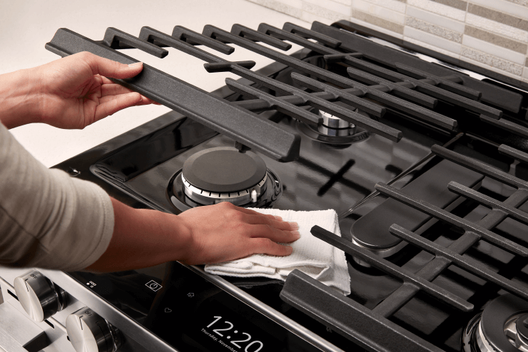 EZ-2-Lift™ grates let you clean up spills and splatters with less hassle.