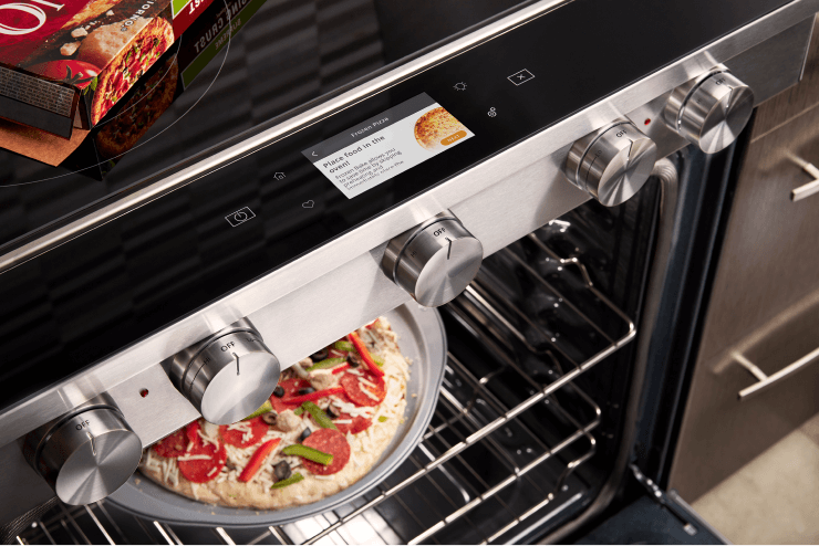 Smart ovens from Whirlpool offer Frozen Bake™ technology so you can skip preheating.