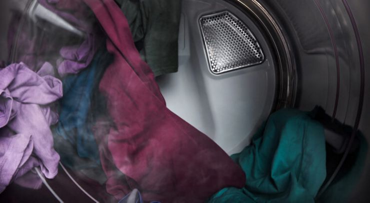 Pull clothes from the dryer without wrinkles.