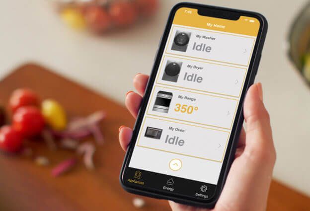 Appliances on My Home screen in the Whirlpool® app