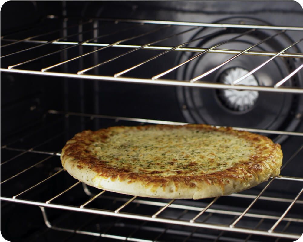 Food cooking in a Whirlpool® smart oven