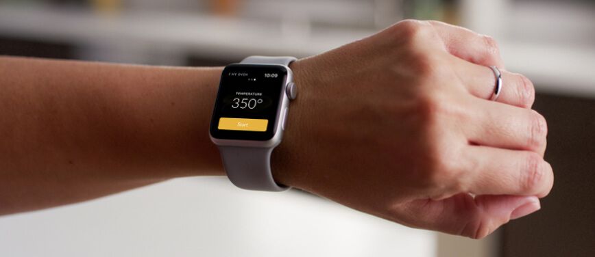 Open Apple Watch screen on wrist