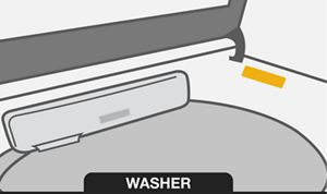 Locate the Washer Model and Serial Number