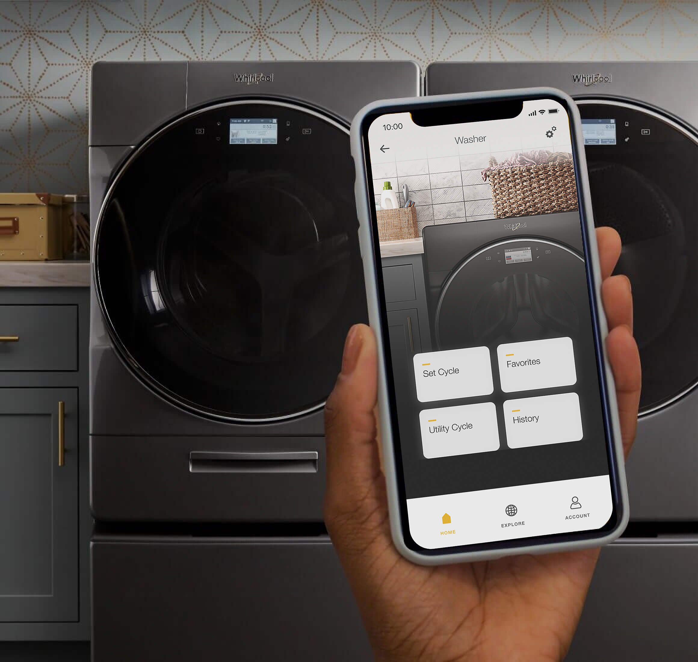 Washers with Load & Go™ dispensers