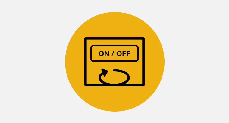 Turntable On/Off Option icon