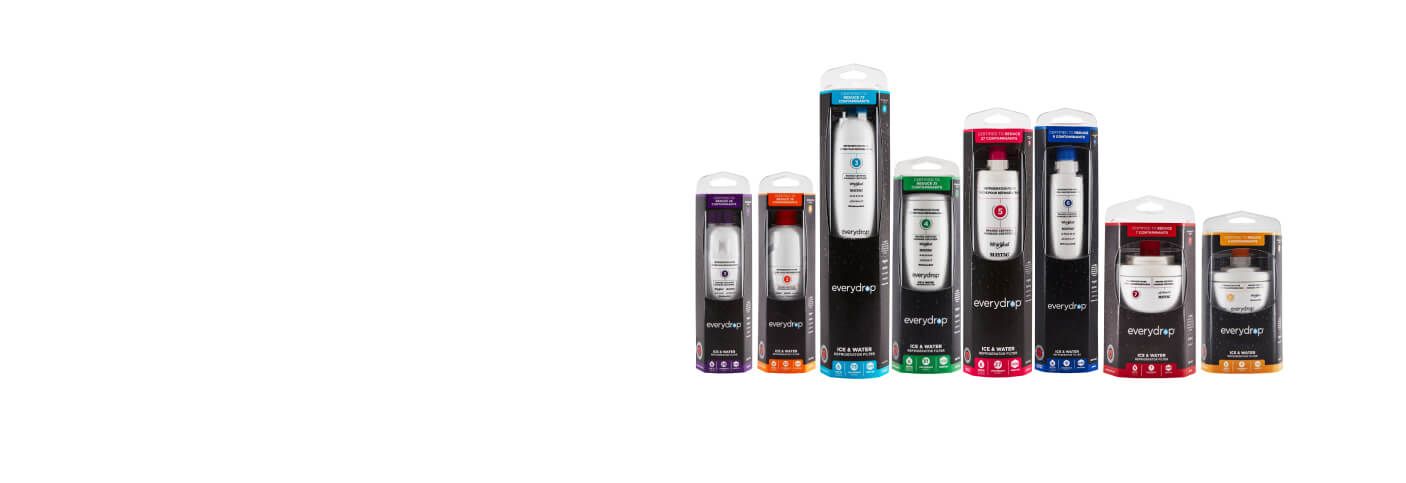 A selection of EveryDrop® water filters