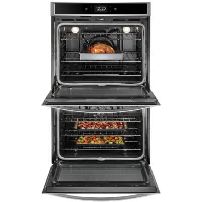 8.6 Cu. Ft. Smart Double Convection Wall Oven with Air Fry When Connected