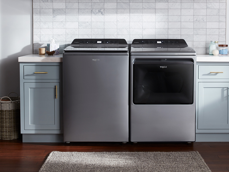 Whirlpool® top load washer and dryer