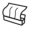 Roll of parchment paper icon.