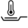 A thermometer icon.
