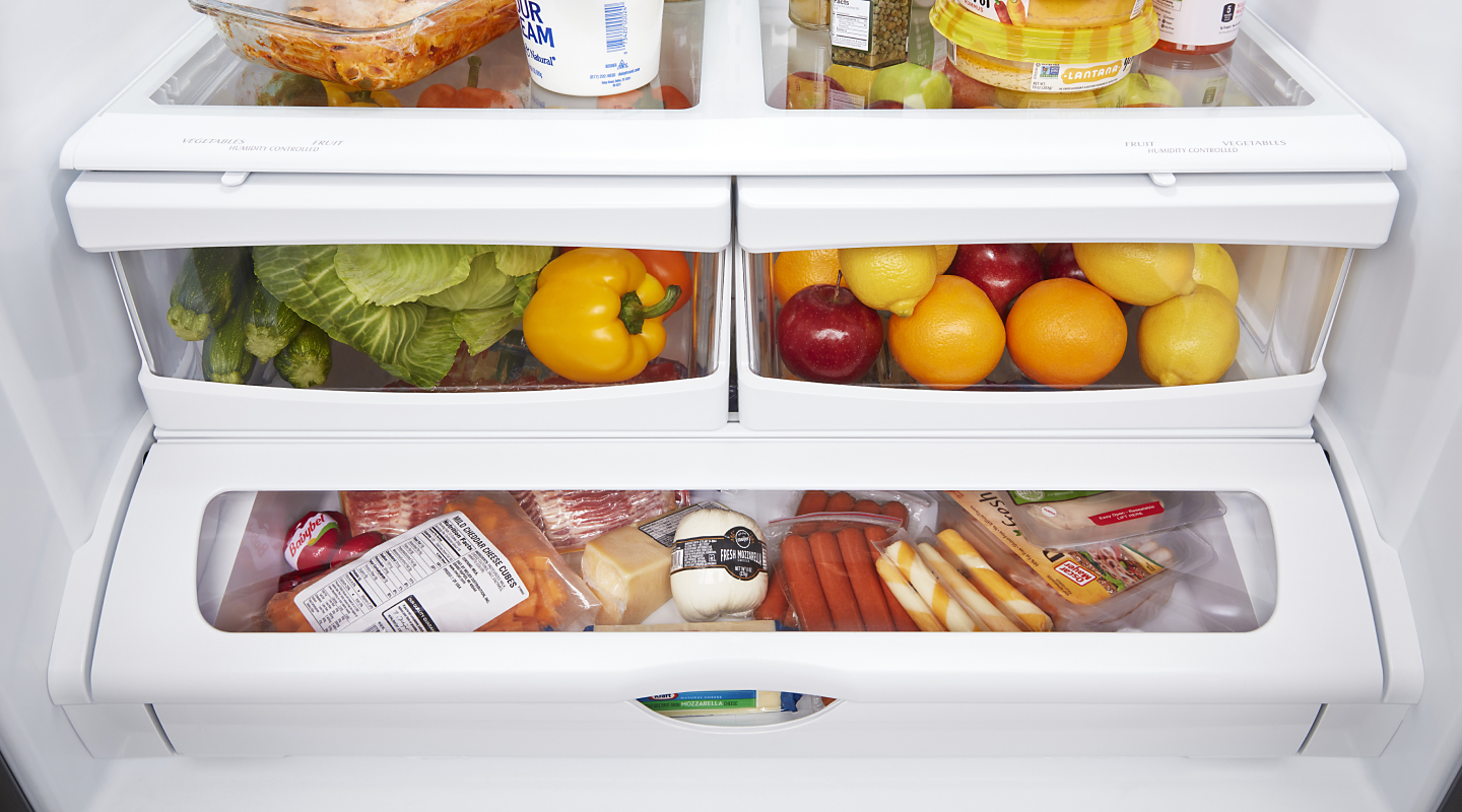 Refrigerator Organizer Set - Fridge Drawer - Fruit Vegetable Storage  Containers
