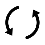Rotating arrows icon