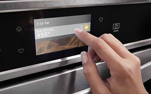 Whirlpool touch shop screen oven