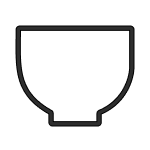 Large bowl icon
