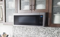 An over-the-range Whirlpool® microwave