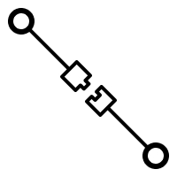 Wires disconnecting icon