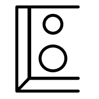 Cooktop trimming icon