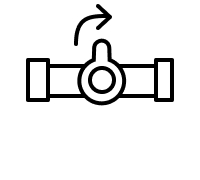 Water supply valve icon
