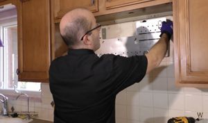 Mounting sale whirlpool microwave
