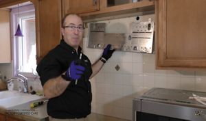 Mounting sale whirlpool microwave