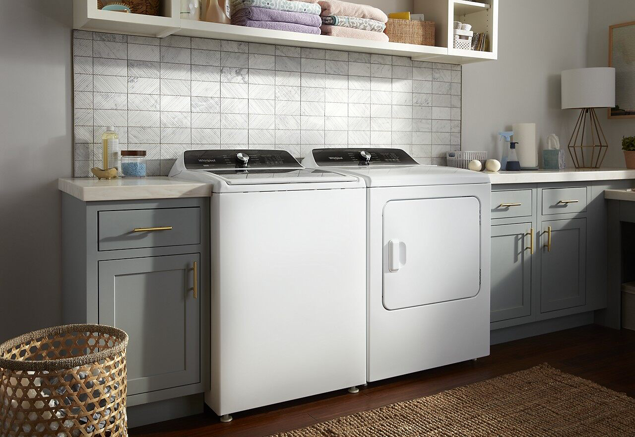Whirlpool® appliances in a modern kitchen