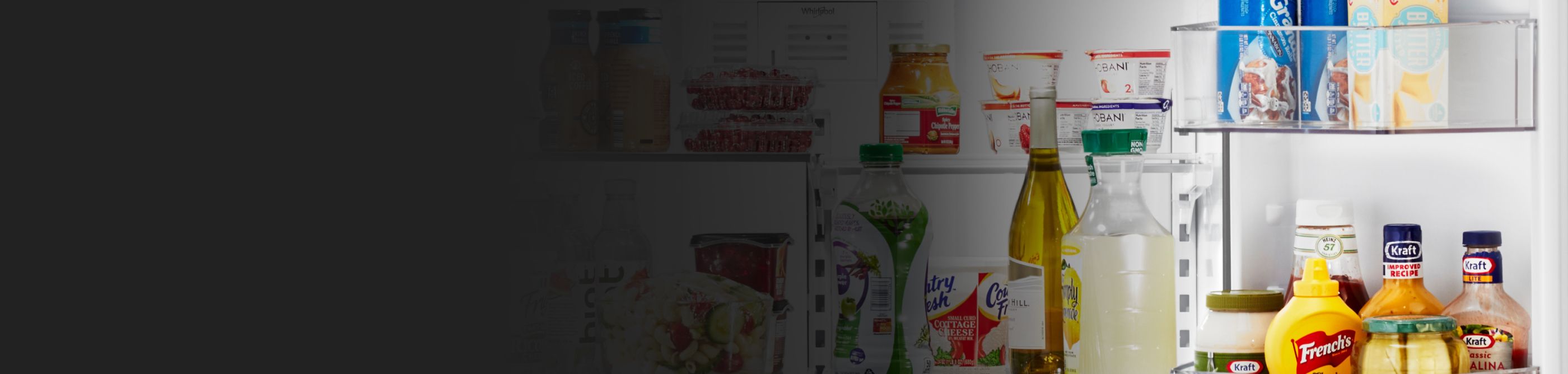 View of food in a fridge