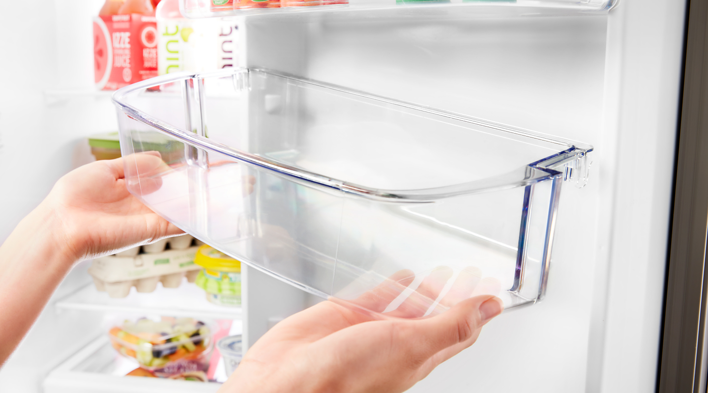 A removable refrigerator storage bin A removable refrigerator storage bin