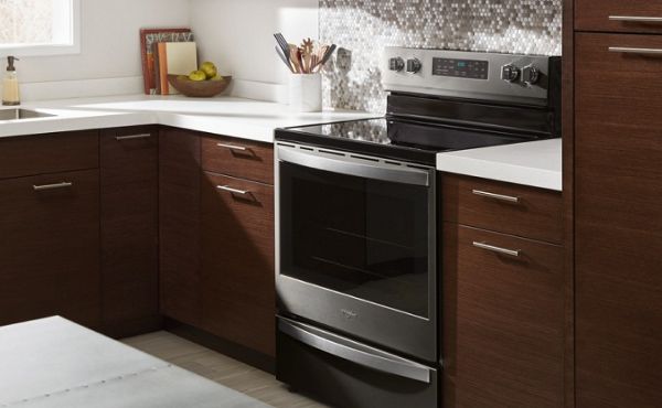 Whirlpool® oven range in a kitchen