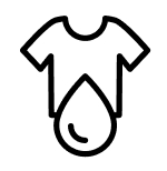 Clothing drying icon