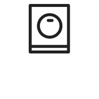 A washer icon. 