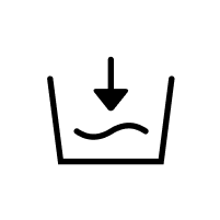 Bucket full of water icon