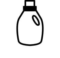 Icon of laundry detergent bottle.