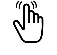 Icon of hand pointing.