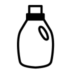 Detergent bottle icon.