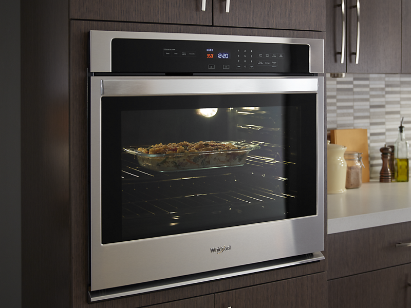 Lasagna baking in Whirlpool® oven