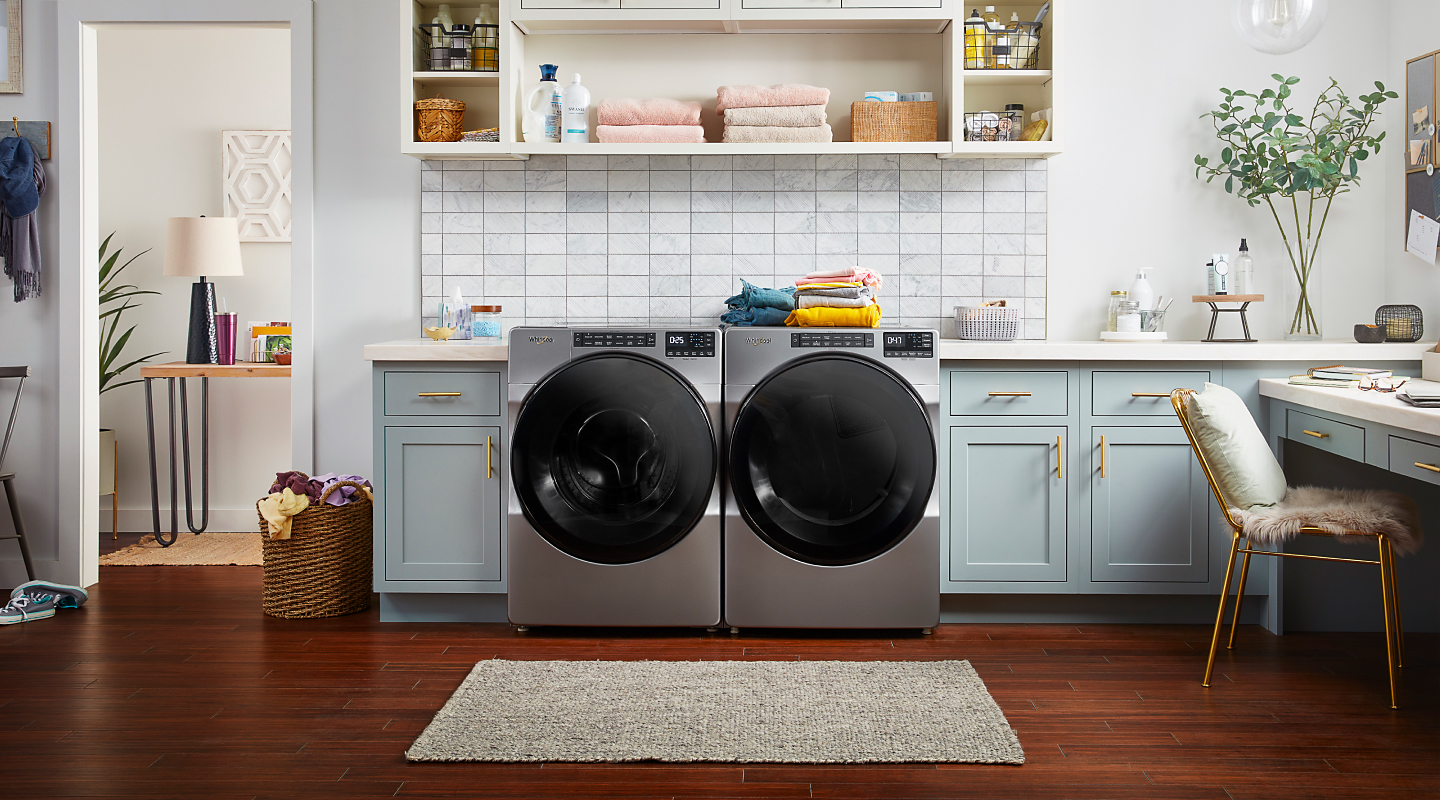 Whirlpool® front load washer and dryer set