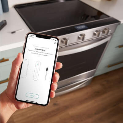 A smart phone app for a smart oven range