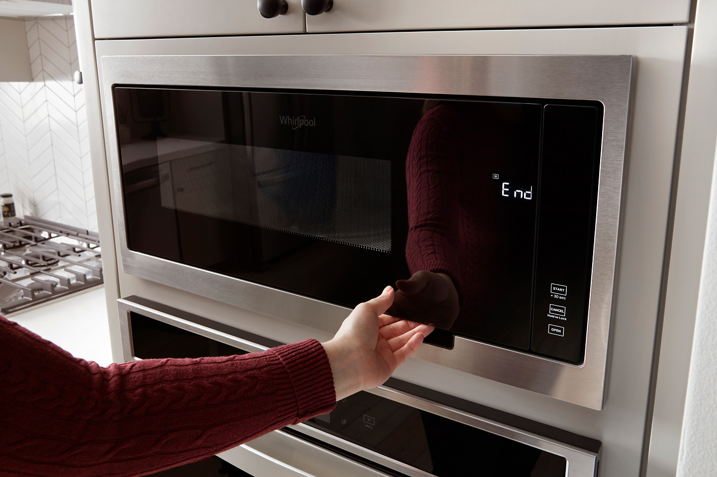 This microwave oven could fit under a desk
