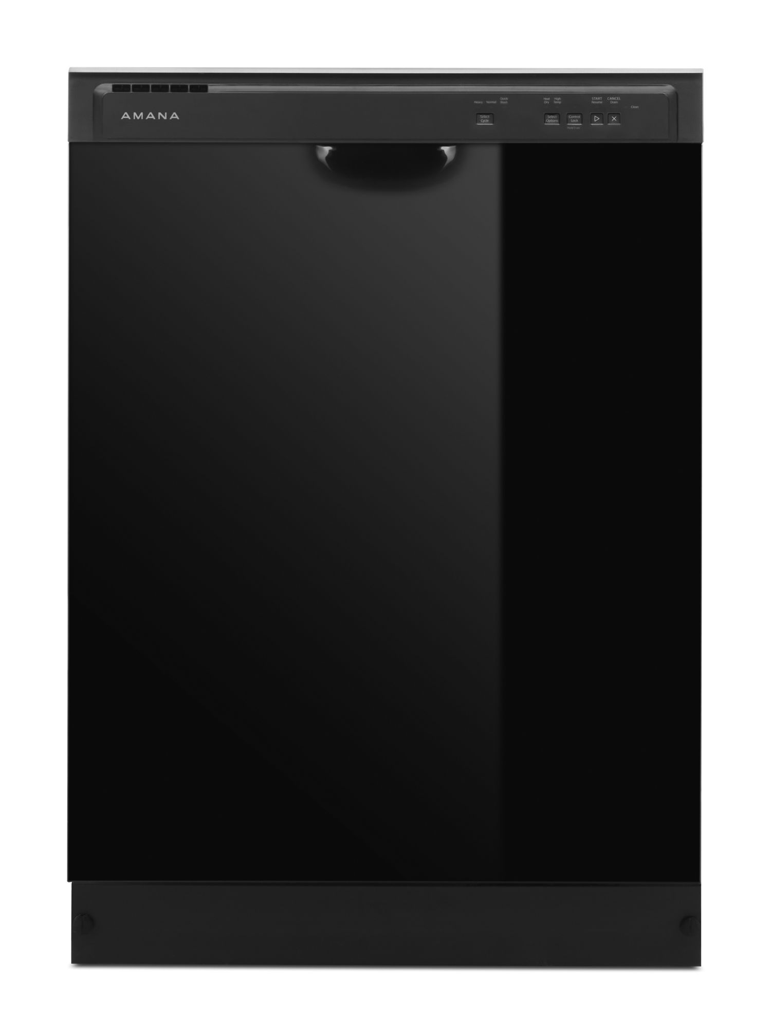 Amana Dishwasher with Midnight Interior in Black
