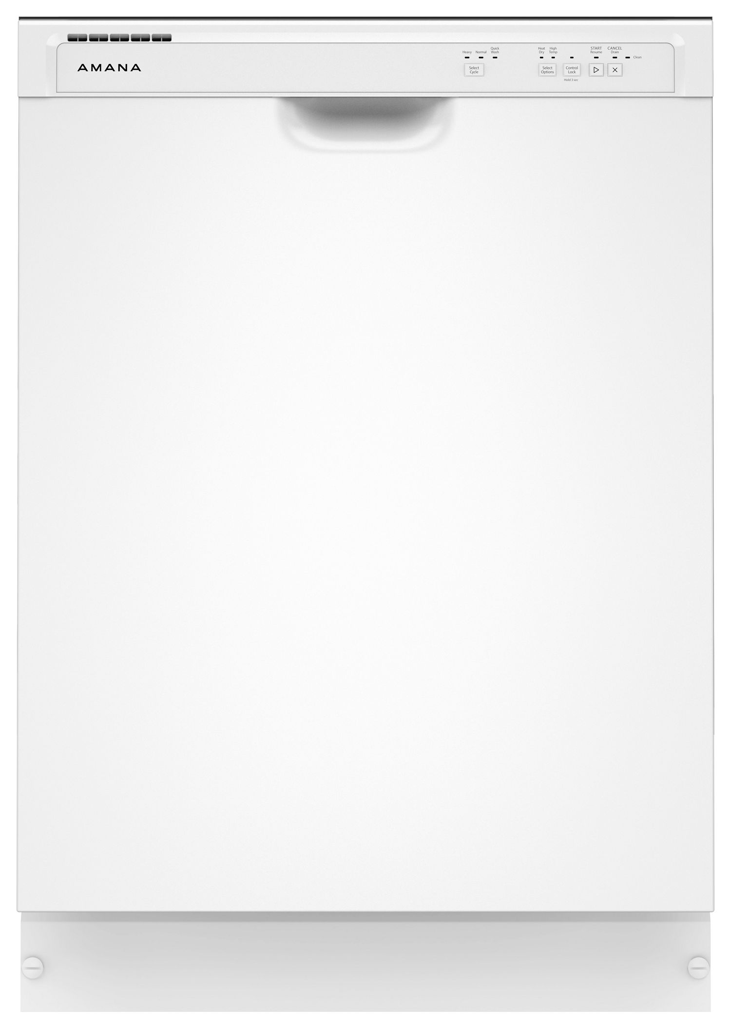 Amana Dishwasher with Midnight Interior in White