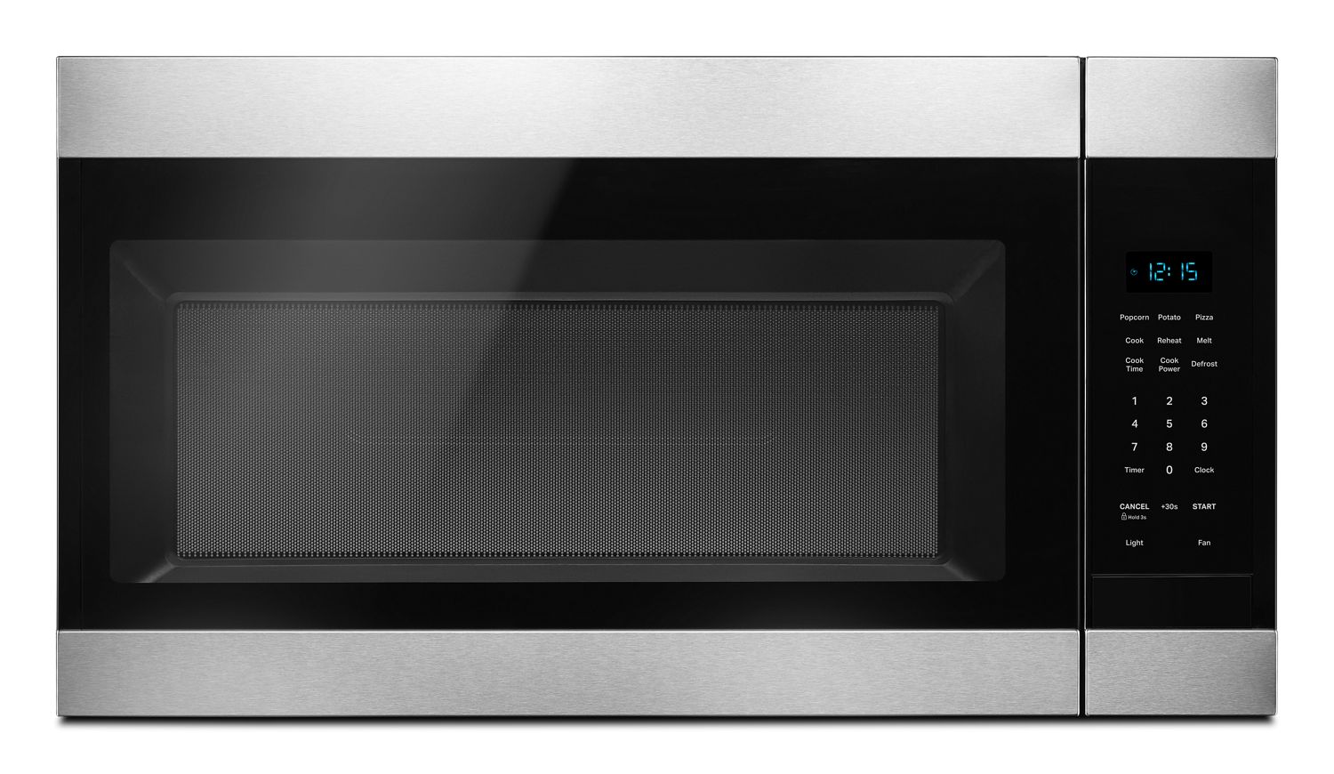 Amana 1.7 Cu. Ft. Over-the-Range Microwave with Quick Start Presets in Stainless Steel