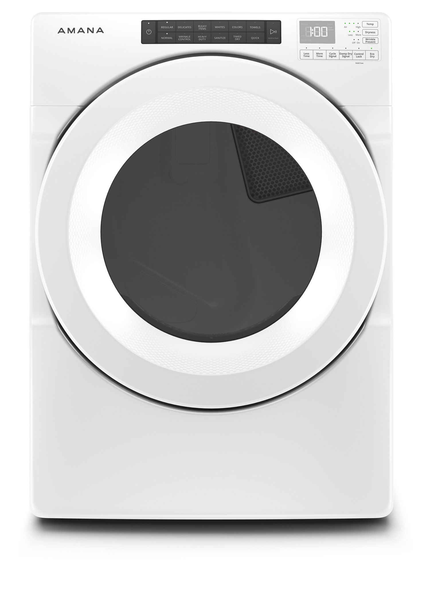 Amana 7.4 cu. ft. Front-Load Dryer with Sensor Drying in White
