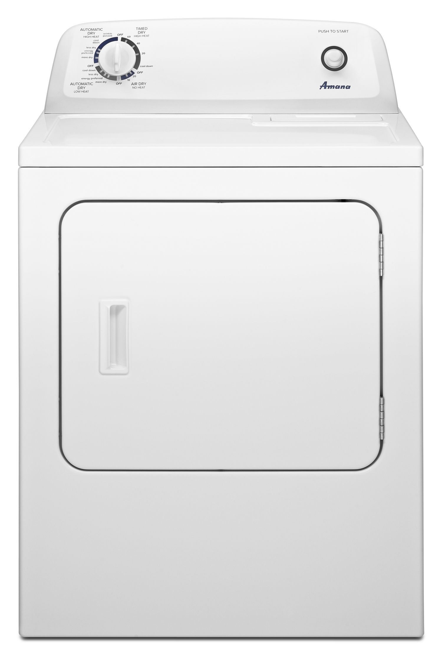 Amana 6.5 cu. ft. Gas Dryer with Wrinkle Prevent Option in White