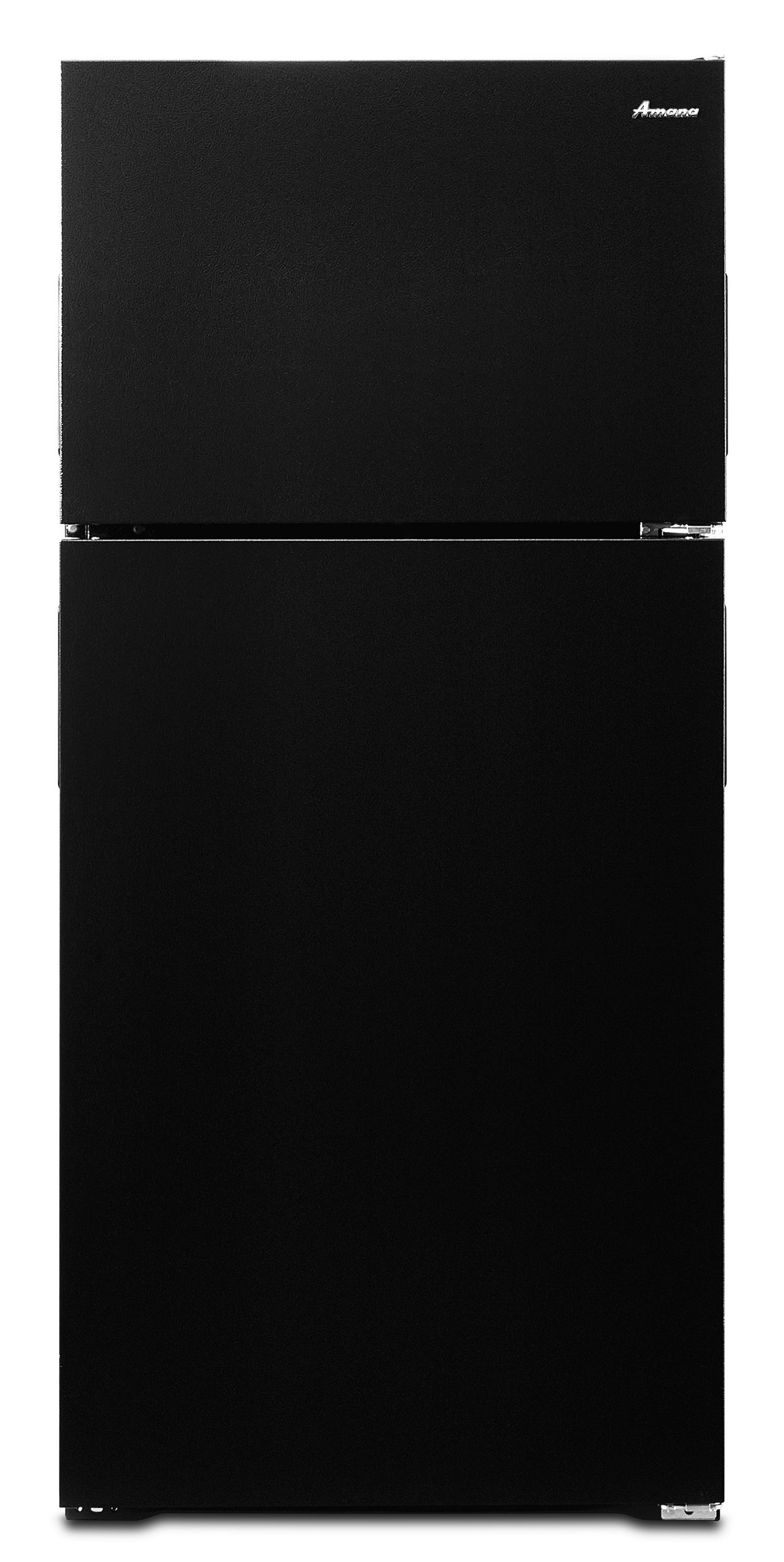 Amana 28" Top-Freezer Refrigerator with Dairy Bin in Black