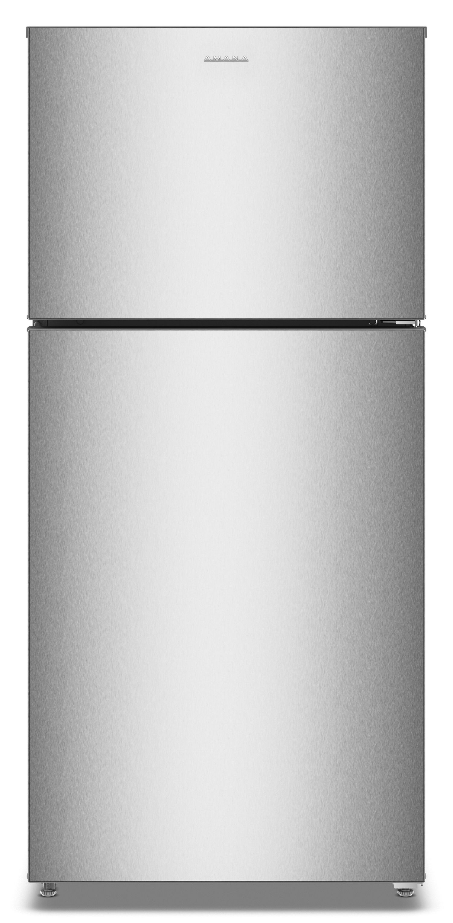 Amana 30" Wide Top-Freezer Refrigerator With Dual Crisper Drawers-19 Cu. Ft. in Fingerprint-Resistant Stainless Finish