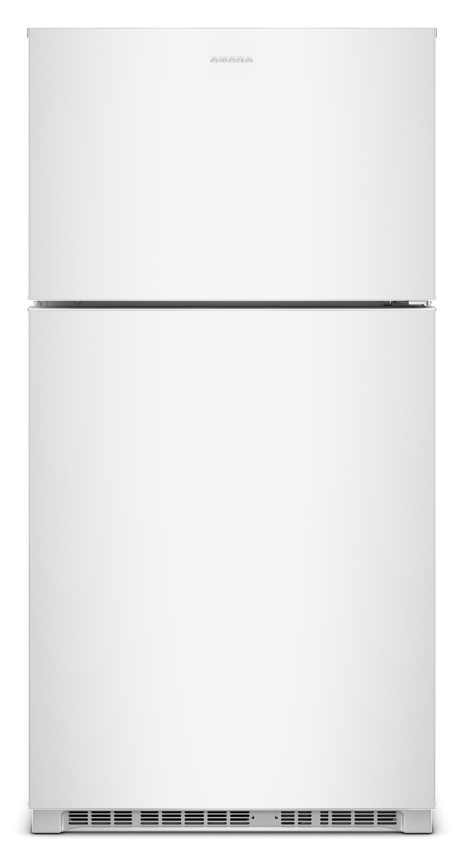 Amana 33" Wide Top-Freezer Refrigerator With Dual Crisper Drawers-21 Cu. Ft. in White
